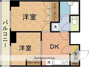 千葉県船橋市宮本1丁目【マンション】の間取り