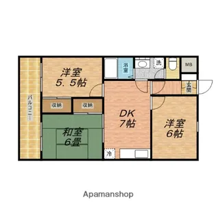 ハイグレードK【1階】の間取り