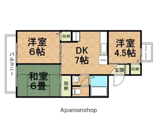 ライトタウン宮久保A【2階】の間取り
