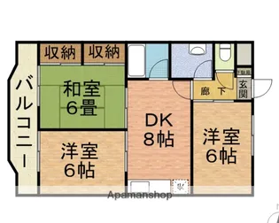 セントピアⅠ(ワン)【2階】の間取り