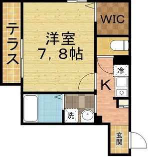 シャトルブラン【1階】の間取り