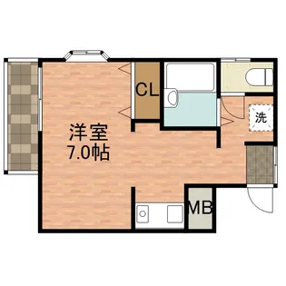 メゾンホワイト【2階】の間取り