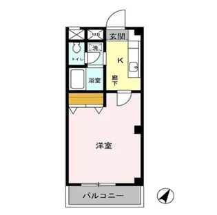 メゾンフローラ市川【2階】の間取り