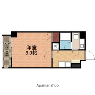 エスポワール本八幡【5階】の間取り