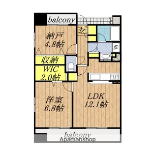 フェリシア【8階】の間取り