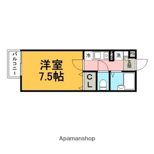 千葉県市川市原木2丁目【アパート】の間取り