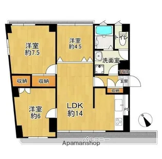 ままがーでん【3階】の間取り
