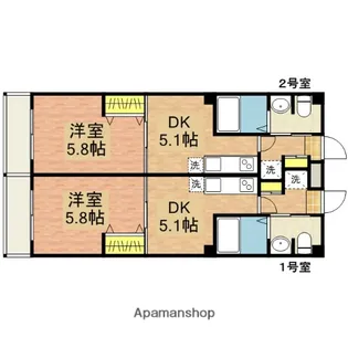 ELAN VITAL【4階】の間取り