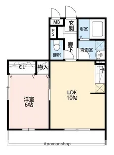 トレビナ西船橋【2階】の間取り