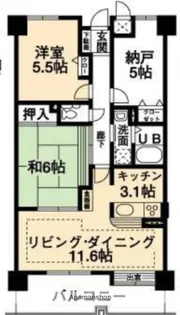 リバティーヒル弐番館【305号室】の間取り