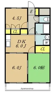 A,MハイツUDAGAWA【302号室】の間取り