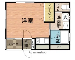 イーストサン【1階】の間取り