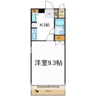 グローリア初穂新小岩【507号室】の間取り