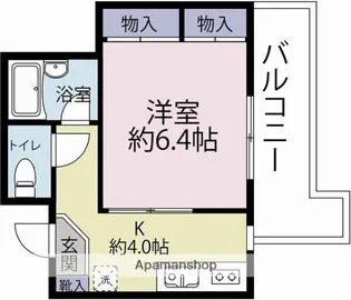 DSビル【702号室】の間取り