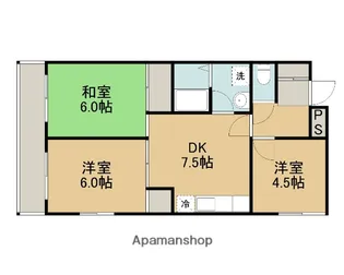 リボー市川【301号室】の間取り