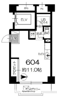 ソレイユM【6階】の間取り