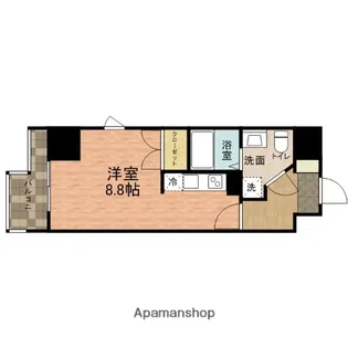 ドゥーエ国府台【703号室】の間取り
