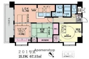 千葉県市川市妙典2丁目【マンション】の間取り