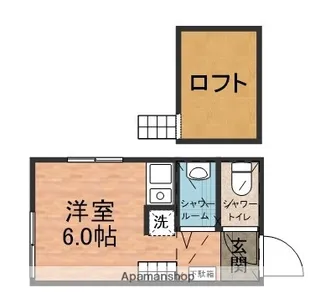 ピュアハウス新田【1-C号室】の間取り