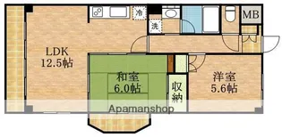 アーバニティ増田壱番館【301号室】の間取り