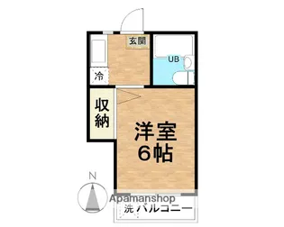 メゾンホープ【103号室】の間取り