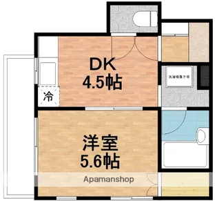 ジュネス平田【301号室】の間取り