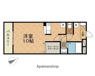 マンション AKIRA【208号室】の間取り
