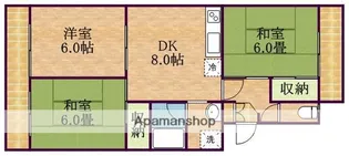 グランメール西船橋(農協)【301号室】の間取り
