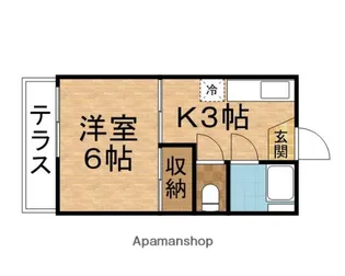 ローランハイム【106号室】の間取り