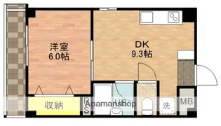 フレール西船橋【303号室】の間取り