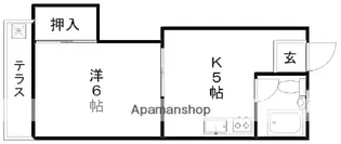 コーポエンダ【102号室】の間取り
