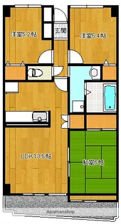 千葉県市川市妙典4丁目【マンション】の間取り
