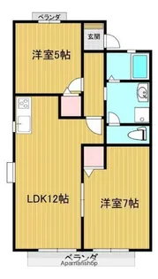 ルミエール金子【1階】の間取り