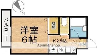 ヴィラ・カントリー【102号室】の間取り