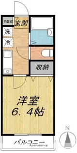 エステート紫苑NO.12【105号室】の間取り