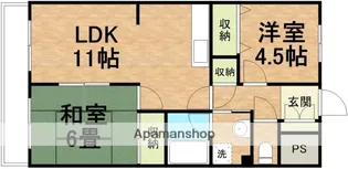 千葉県市川市八幡3丁目【マンション】の間取り