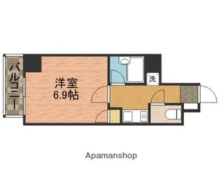 アーネット西船橋【6階】の間取り