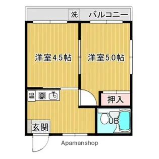 グランジュール小岩【201号室】の間取り