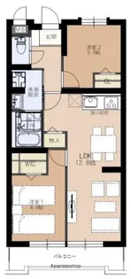 ファインヴィレッジ【306号室】の間取り