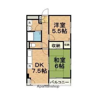 クラート大﨑【501号室】の間取り
