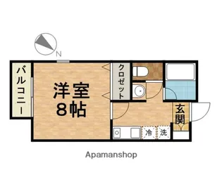 マグノリアハウス【106号室】の間取り