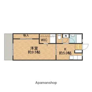 真間レジデンスⅡ【102号室】の間取り