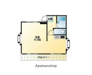 三善マンション本八幡【2階】の間取り