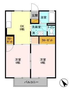 マノワール平松【1階】の間取り