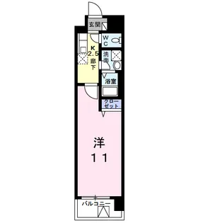 エスフォート 本八幡【8階】の間取り