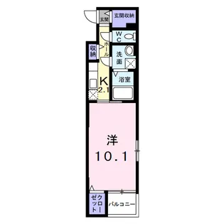 サニー・アート【2階】の間取り