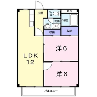 プランテーション【2階】の間取り