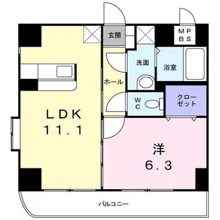 クレオ・テラ 本八幡【4階】の間取り