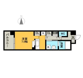 ブライト・ベルウッド【507号室】の間取り