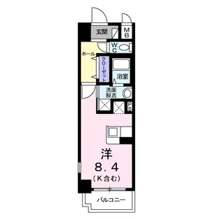 ベルク フェルト【5階】の間取り